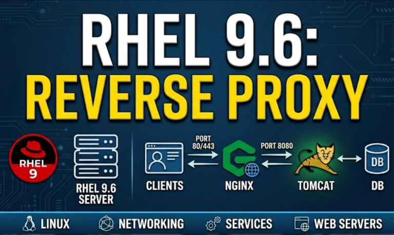 RHEL 9.6: Nginx - Tomcat 리버스 프록시구성
