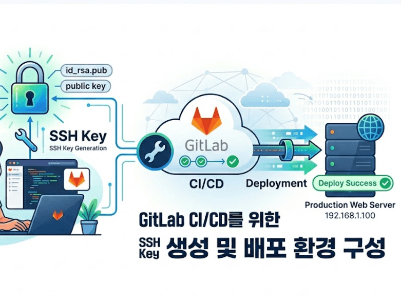 GitLab CI/CD를 위한 SSH Key 생성 및 배포 환경 구성