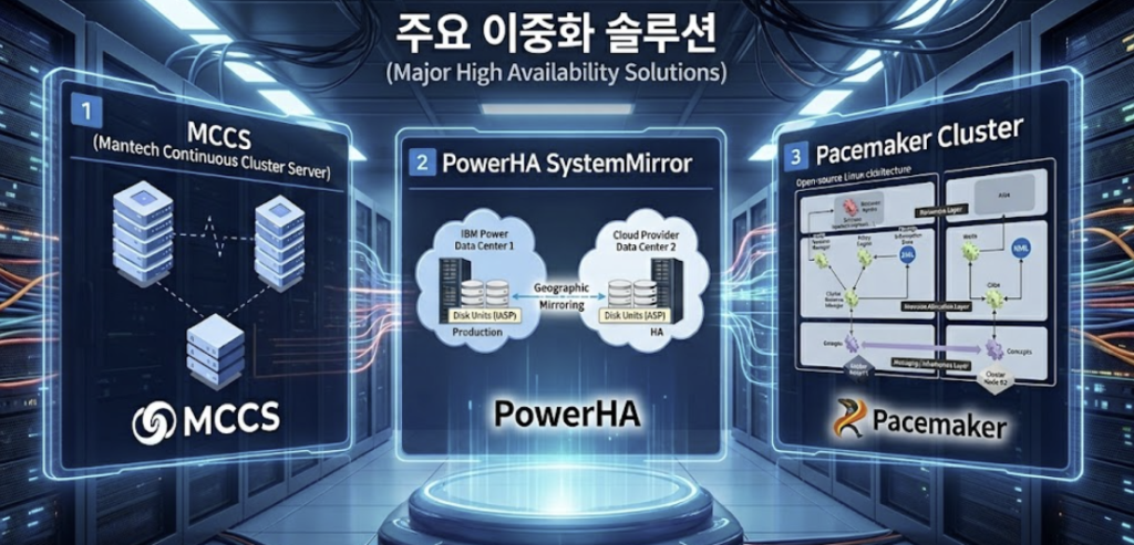 고가용성 솔루션 비교 High Availability, HA, SPOF