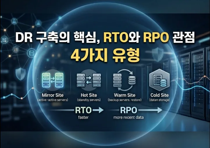 기업 DR 구축의 핵심, RTO와 RPO 관점으로 분석한 4가지 유형